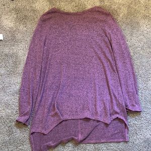 Pretty pinkish purple light long sweater from old navy